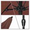 California Umbrella 7.5' Bronze Aluminum Market Patio Umbrella, Sunbrella Spectrum Ruby 194061336045 - alternate 2